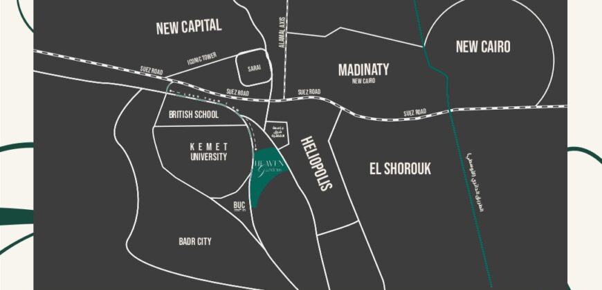 شقة ١٢٣م ارضي بجاردن بكمبوند هيفن جاردنز بموقع مميز شقة ١٢٣م ارضي بجاردن بكمبوند هيفن جاردنز بموقع مميز