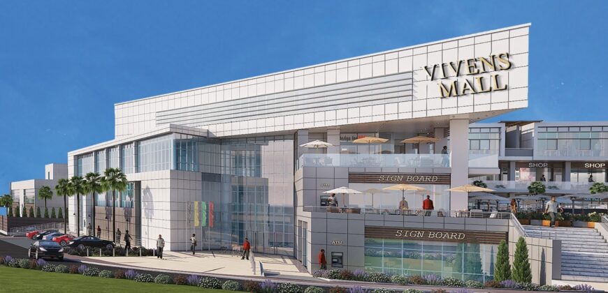 وحده للايجار _ vivens mall _ علي طريق الأوسط مباشر